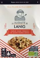 Mängden socker i Poêlée orge, fenouil et algue kombu royal