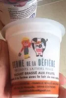 Mängden socker i Yaourt brassé aux fruits