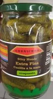 Mängden socker i Cornichons Extra Fins Croquant