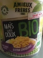 Mängden socker i Mais Super Doux sans sucres ajouté