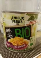 Mängden socker i Maïs super doux