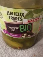 Mängden socker i Cornichons fins BIO
