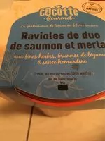 Mängden socker i Ravioles de duo de saumon et merlan