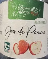 Mängden socker i Jus de pomme