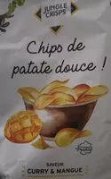 Mängden socker i Chips de patate douce goût mangue
