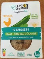 Mängden socker i Nuggets Poulet Petit pois et Emmental