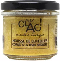 Mängden socker i Mousse de lentilles corail à la thaïlandaise