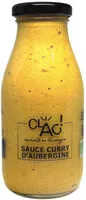 Mängden socker i Sauce curry d'aubergine