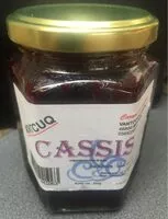 Mängden socker i Cassis (confiture)
