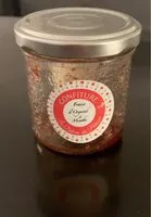 Mängden socker i Confiture fraise d’Orgeval et menthe