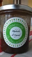 Mängden socker i Confiture rhubarbe