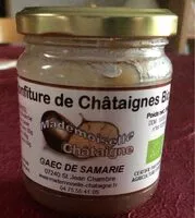 Mängden socker i Confiture de chataigne bio