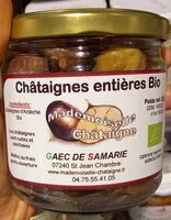 Mängden socker i Châtaignes entières bio