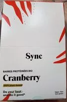 Mängden socker i Sync barres proteinées bio