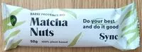 Mängden socker i Barre protéinée Bio Matcha Nuts