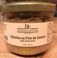 Mängden socker i Rillettes au foie de canard