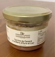 Mängden socker i Terrine de canard a la biere d’eure et loir