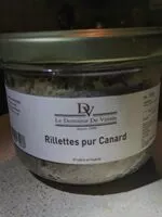 Mängden socker i Rillettes pur canard