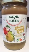 Mängden socker i Les Dessert de fruit pomme poire