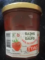 Mängden socker i Confiture fraise