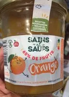 Mängden socker i 65% de fruit Orange