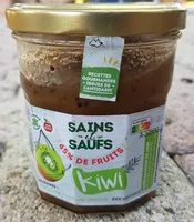 Mängden socker i 65% de fruits kiwi