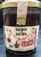 Mängden socker i Confiture de cerises