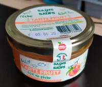 Mängden socker i Tarti Fruit Pêche