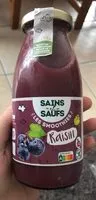 Mängden socker i Les smoothies raisin