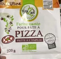 Mängden socker i Farine toastée pour pâte à pizza prête à l'emploi