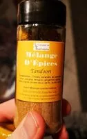Mängden socker i Mélange d'épices tandoori
