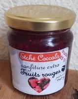 Mängden socker i Confiture extra Fruits rouges