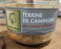 Mängden socker i Terrine de campagne au piment d'Espelette