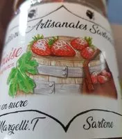 Mängden socker i Confiture de fraises