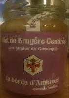 Mängden socker i Miel de bruyère cendrée