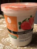 Mängden socker i Sorbet Fraise