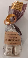 Mängden socker i Nougat Tendre Traditionnel sans Gluten