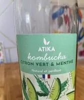 Mängden socker i Kombucha citron vert et menthe