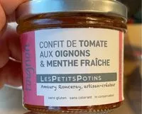 Mängden socker i Confit de Tomate aux oignons & menthe fraîche