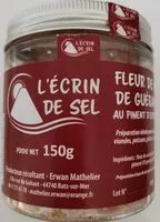 Mängden socker i Fleur de Sel de Guerande au piment d'espelette