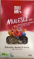 Mängden socker i Mulesli fruits rouges amandes (350g)- muesli croustillant