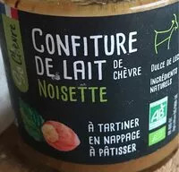 Mängden socker i Confiture de lait de chèvre et noisettes