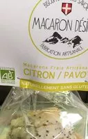 Mängden socker i Macaron frais citron pavot