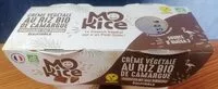 Mängden socker i Crème végétale au riz bio de Camargue