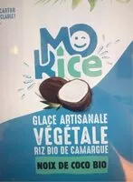 Mängden socker i Glace vegetale a la noix de coco