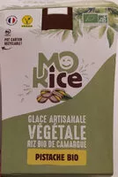 Mängden socker i Glace artisanale végétale pistache bio