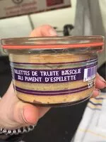 Mängden socker i Rillette de truite