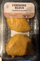 Mängden socker i Cordons bleus