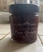Mängden socker i Confiture Fraise  Rhubarbe
