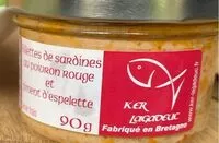 Mängden socker i Rillettes de sardines au poivron